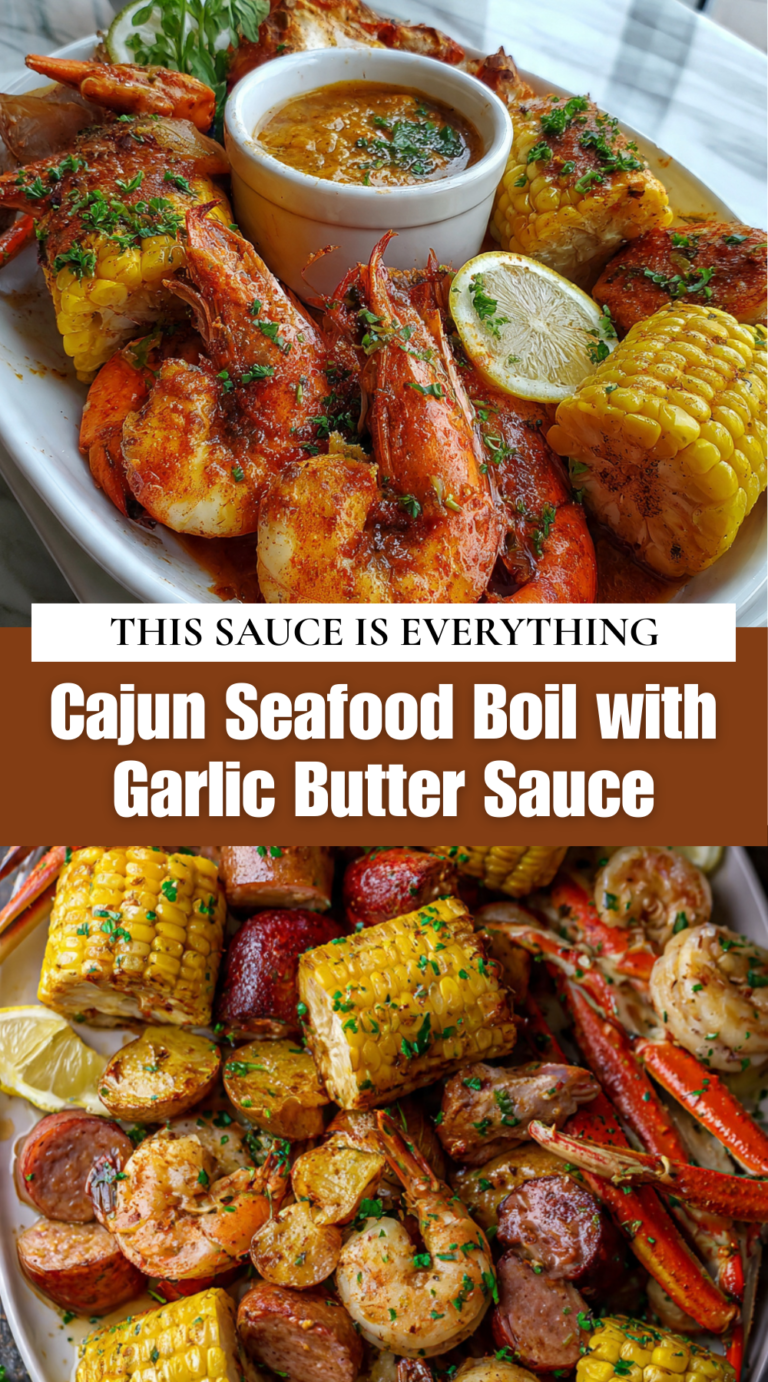 Cajun Seafood Boil with Garlic Butter Sauce