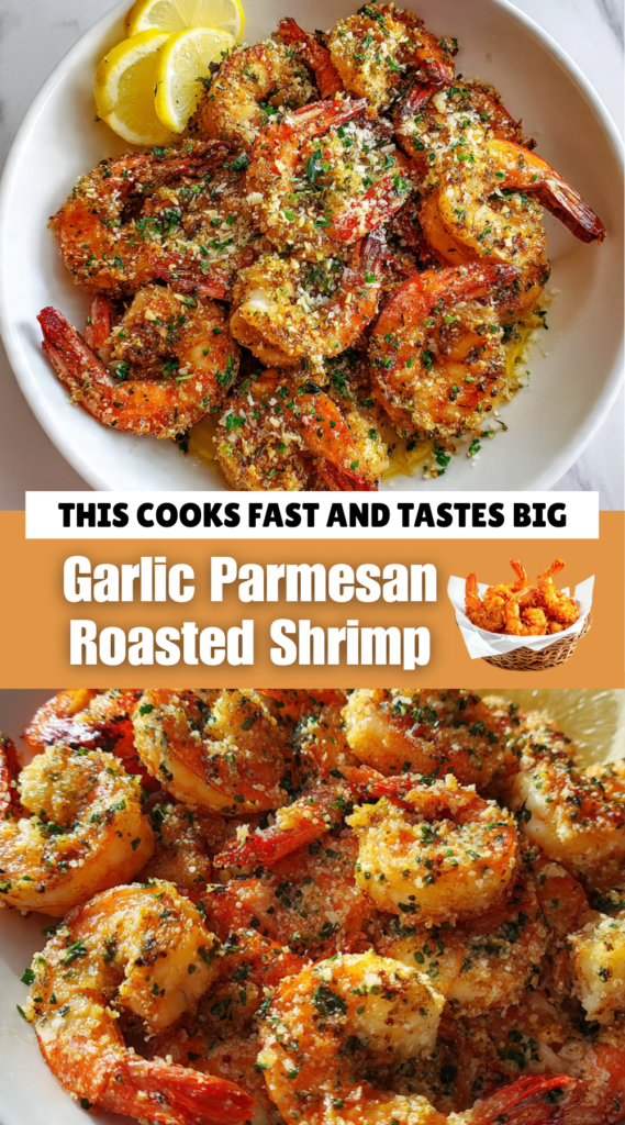 Garlic Parmesan Roasted Shrimp