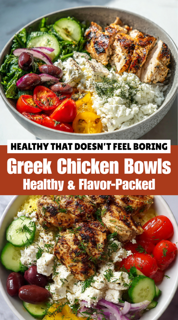 Greek Chicken Bowls