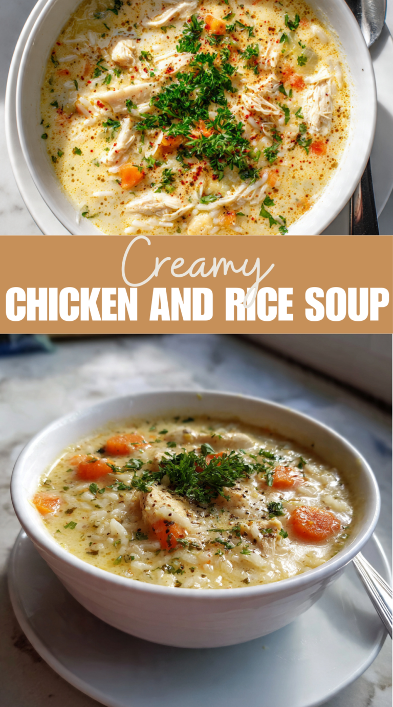 Creamy Chicken and Rice Soup