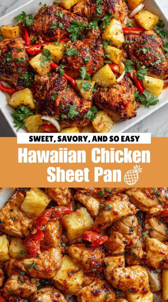 Hawaiian Chicken Sheet Pan