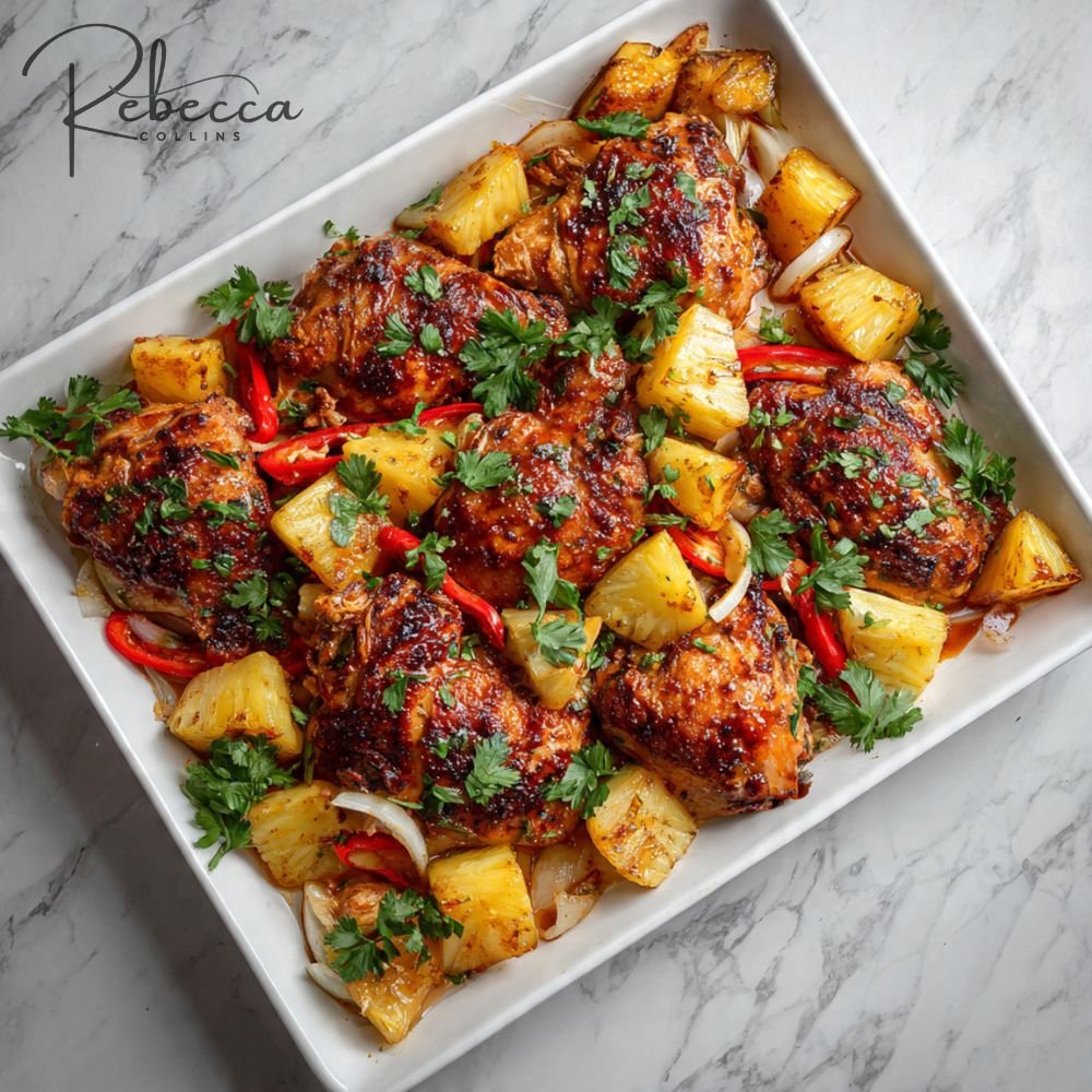 Hawaiian Chicken Sheet Pan