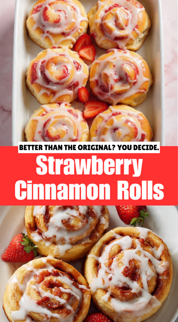 Strawberry Cinnamon Rolls