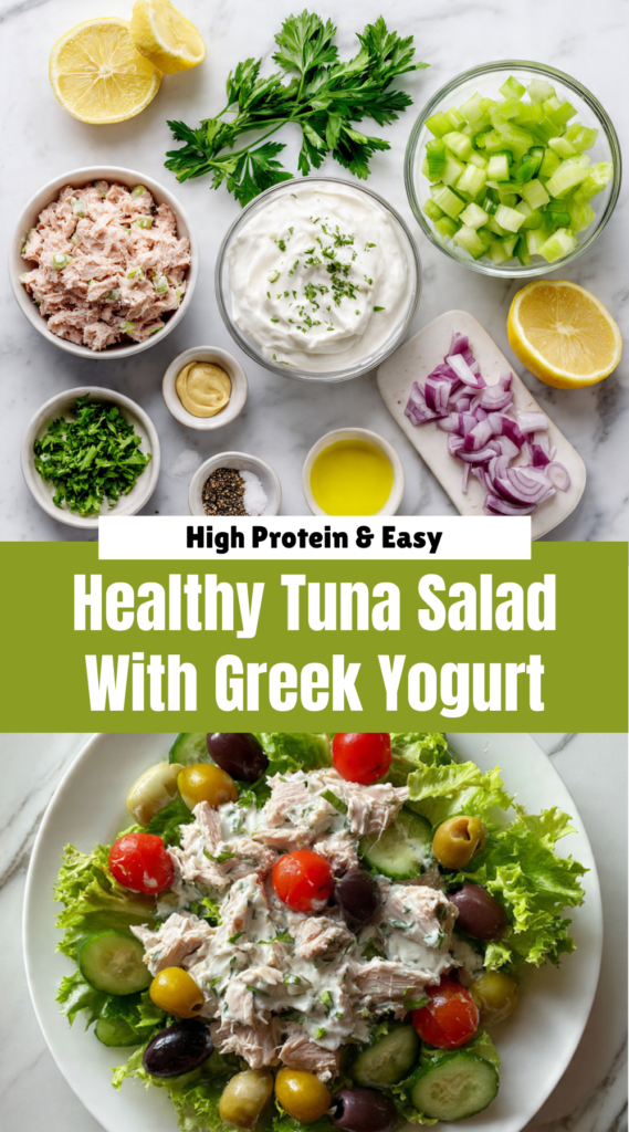 Healthy Tuna Salad With Greek Yogurt