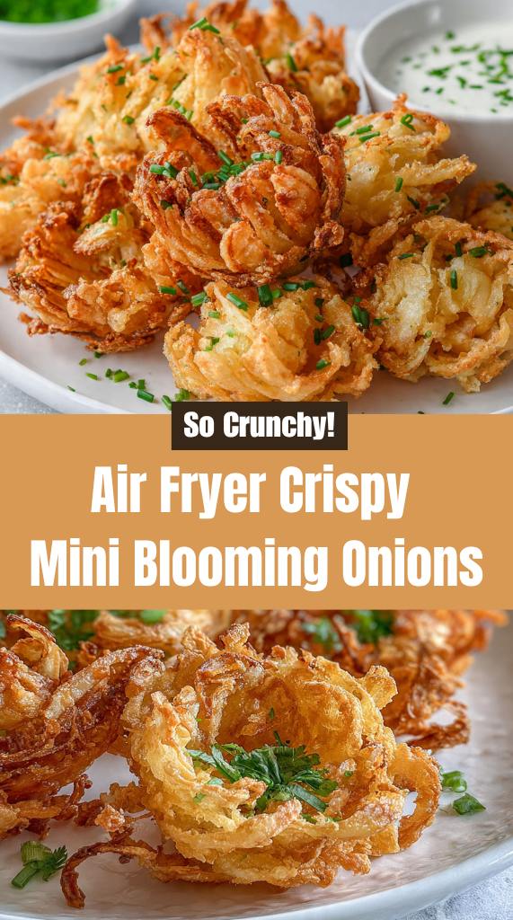 Air Fryer Crispy Mini Blooming Onions