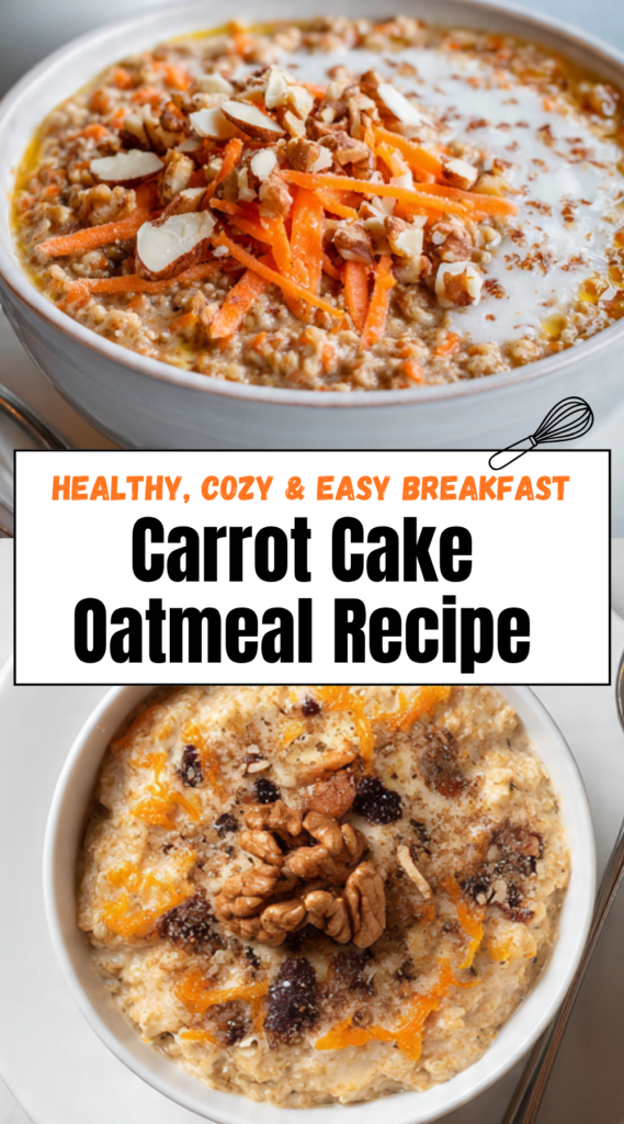 Carrot Cake Oatmeal Recipe