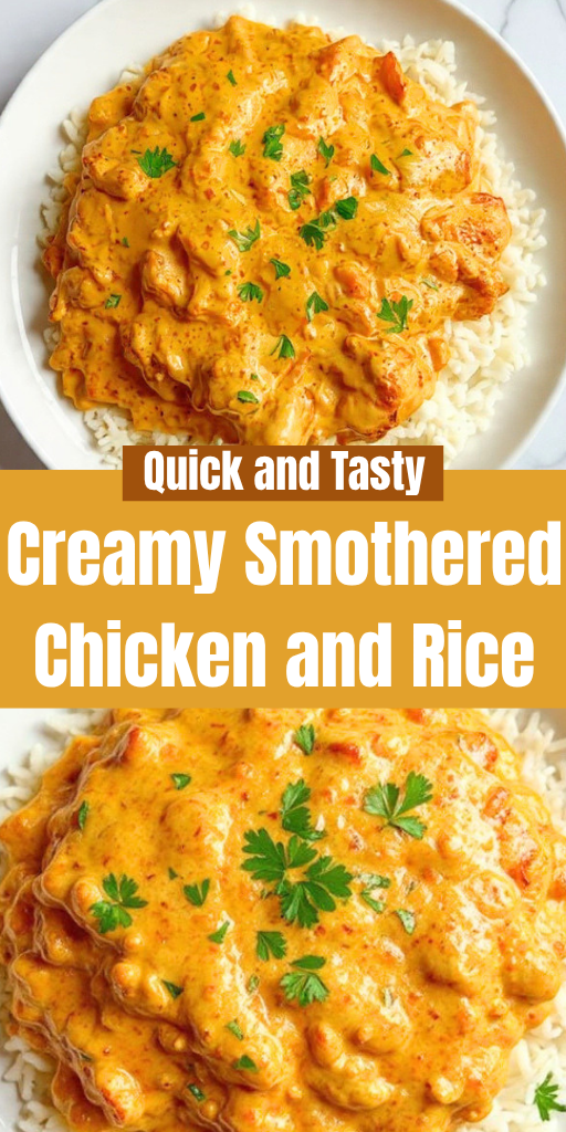 Creamy Smothered Chicken and Rice