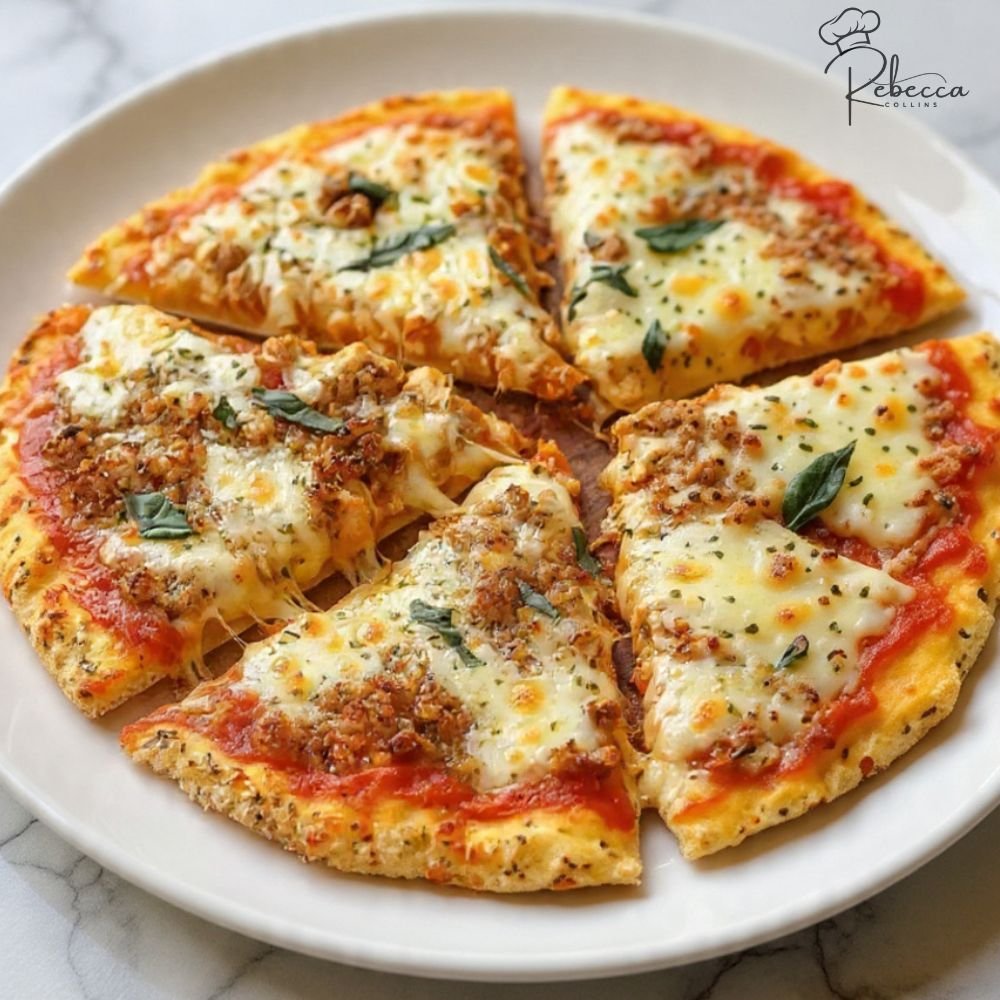 Ground Chicken Pizza Crust